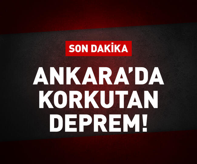 Ankara'da 3.8 büyüklüğünde deprem meydana geldi! 2